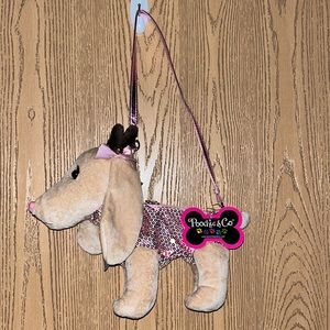 Poochie & Co. Holiday Hotdog Dog Purse Cute! New